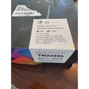 Brother TN229XL Black Toner Cartridge 2-Pack Compatible with Brother TN229